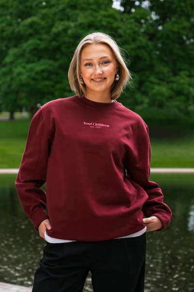 Soul Children crewneck (burgunder)