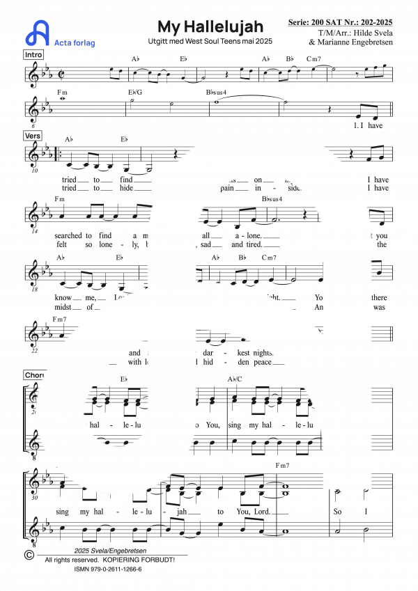 My Hallelujah