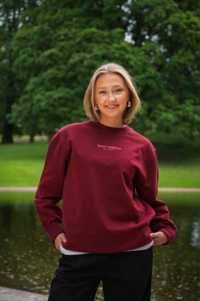 Soul Children crewneck (burgunder)