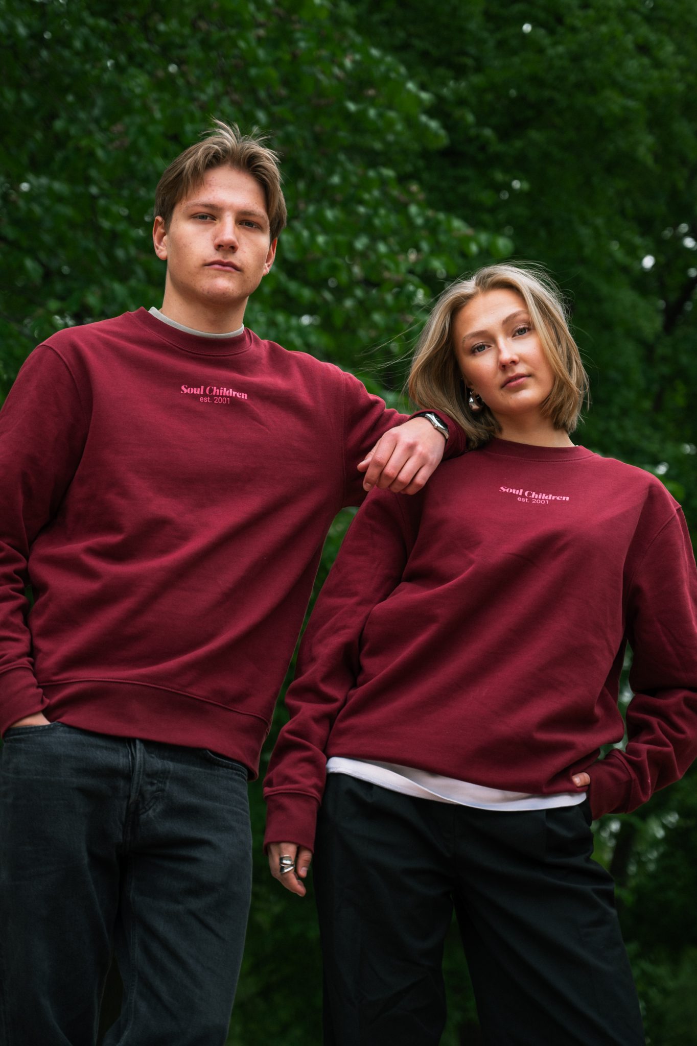 Soul Children crewneck (burgunder) - Bilde 7